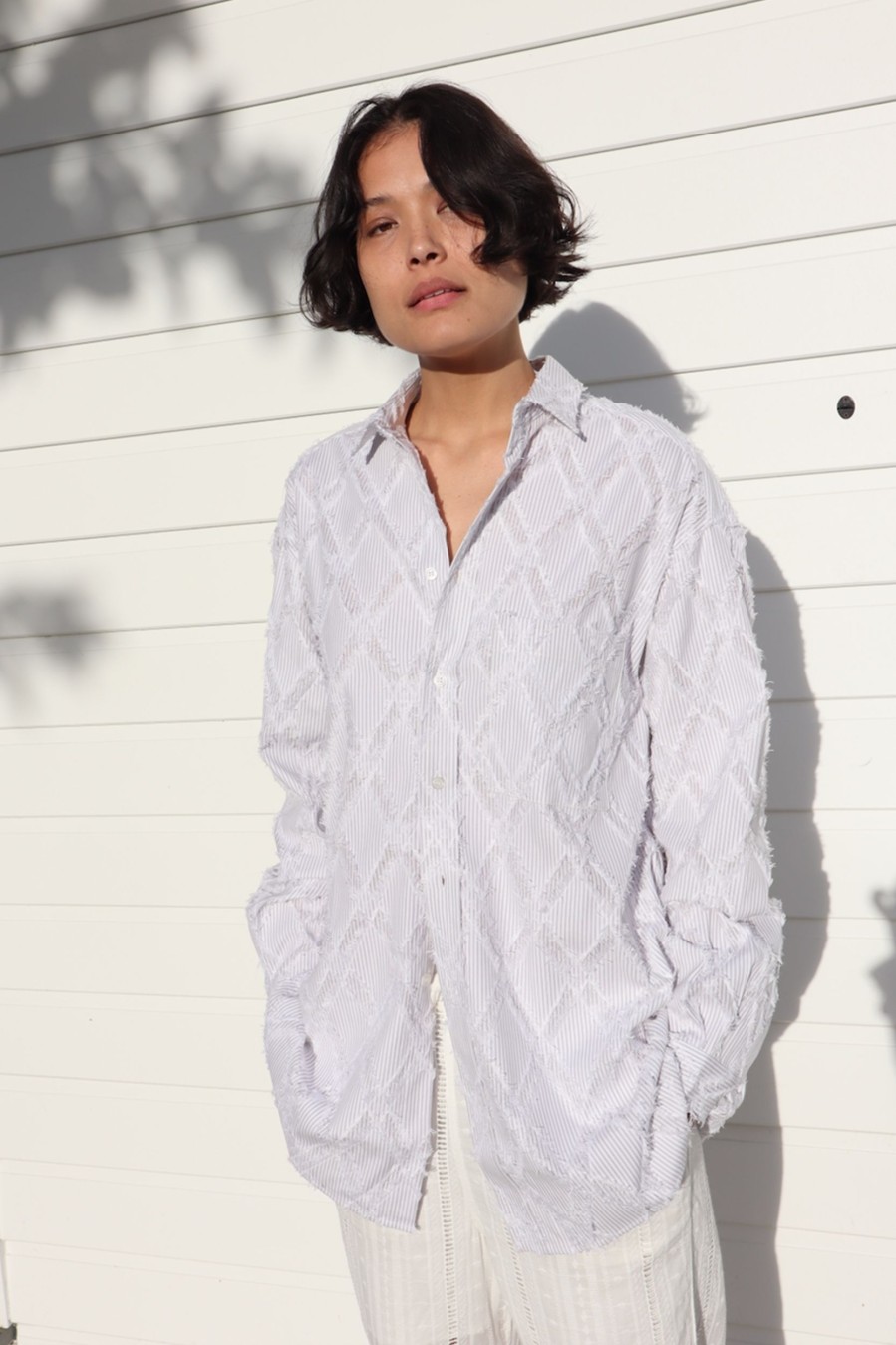 Women Blanca Studio Shirts | Jasmine Shirt In Grey